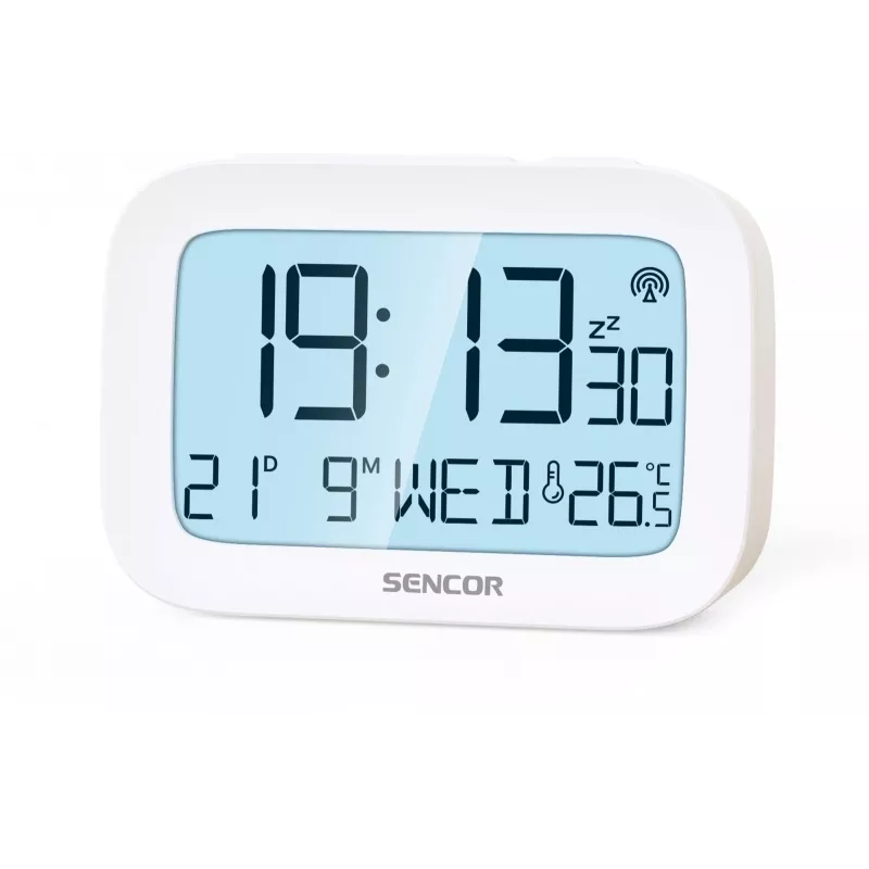 Digitaalinen herätyskello SENCOR SRC 2200 LED-näytöllä ja paristovarmistuksella