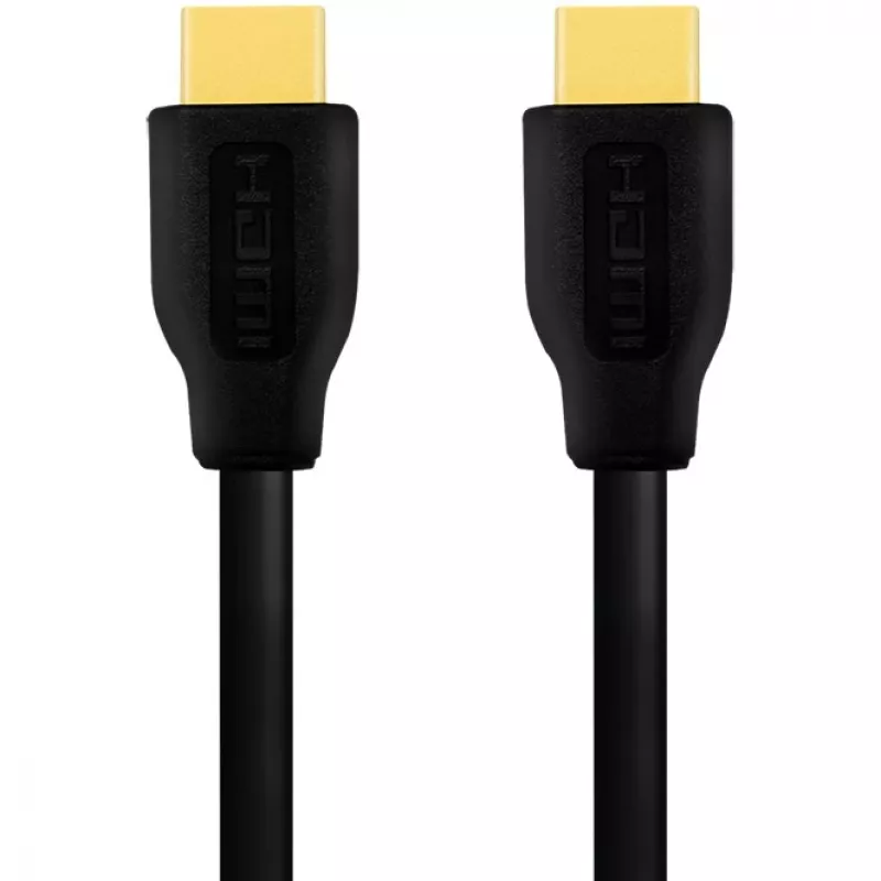 LogiLink CH0100 Premium High Speed HDMI-kaapeli Ethernetillä, HDMI 2.0 tyyppi A uros–uros, 4K 60 Hz, 18 Gbit/s, 1 m, musta