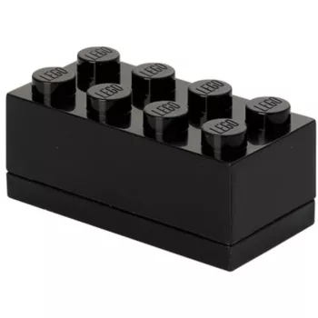 Säilytyslaatikko room copenhagen LEGO Mini Box 8 (musta) — kompakti järjestäjä pienille osille