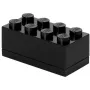 Säilytyslaatikko room copenhagen LEGO Mini Box 8 (musta) — kompakti järjestäjä pienille osille
