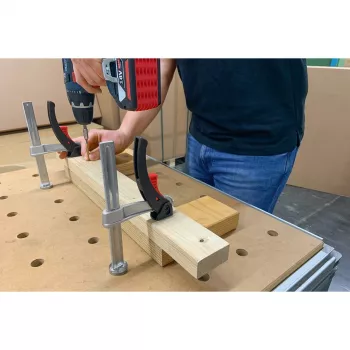 BESSEY kiinnityselementti TW20-15-8-KLI, monitoimipöydille, puristin (hopea)