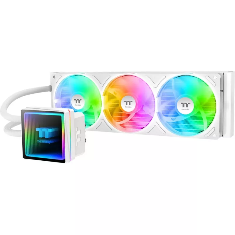 All-in-One-nestemäinen CPU-jäähdytin THERMALTAKE TH360 V3 ARGB Sync Snow Edition (3x120mm, ARGB, AIO)