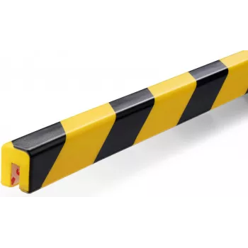 Durable 1127130, polyuretaani (PU), musta, keltainen, litteä, 1000 mm, 25 mm, 1,71 kg