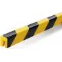 Durable 1127130, polyuretaani (PU), musta, keltainen, litteä, 1000 mm, 25 mm, 1,71 kg