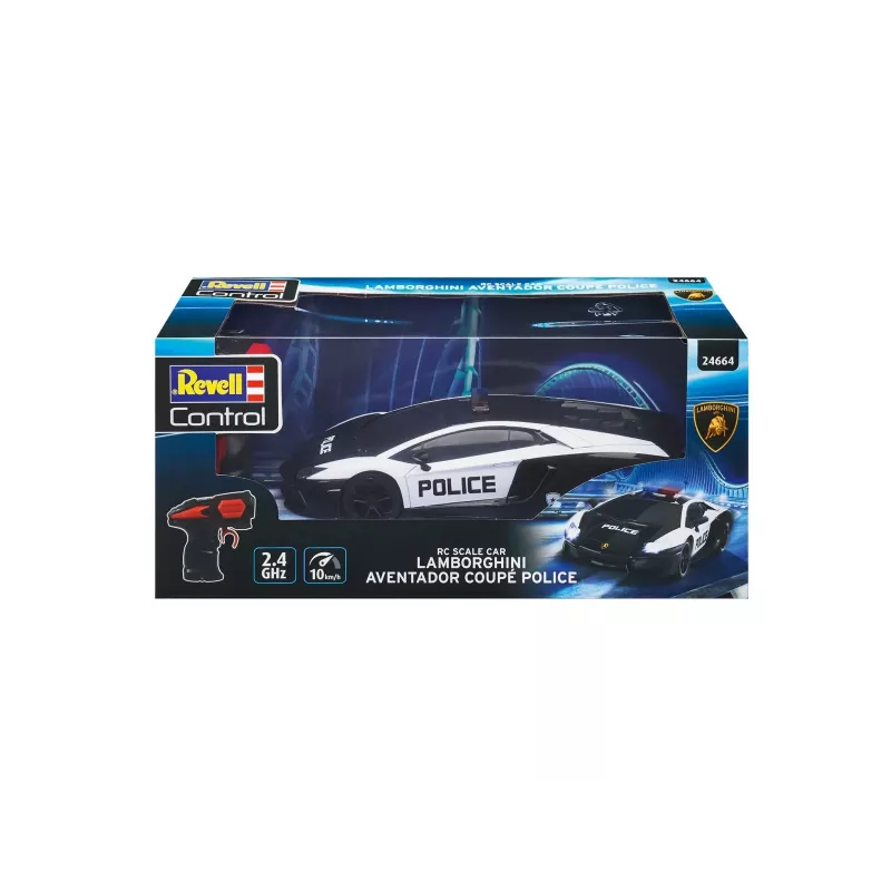 Revell Lamborghini Aventador Polizei pienoismallirakennussarja