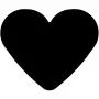 Muotolävistin WEDO Heart Shape harmaa oranssi