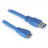 DeLOCK Micro-USB 3.0 -kaapeli 1 m, USB A, 5 Gbit/s, sininen