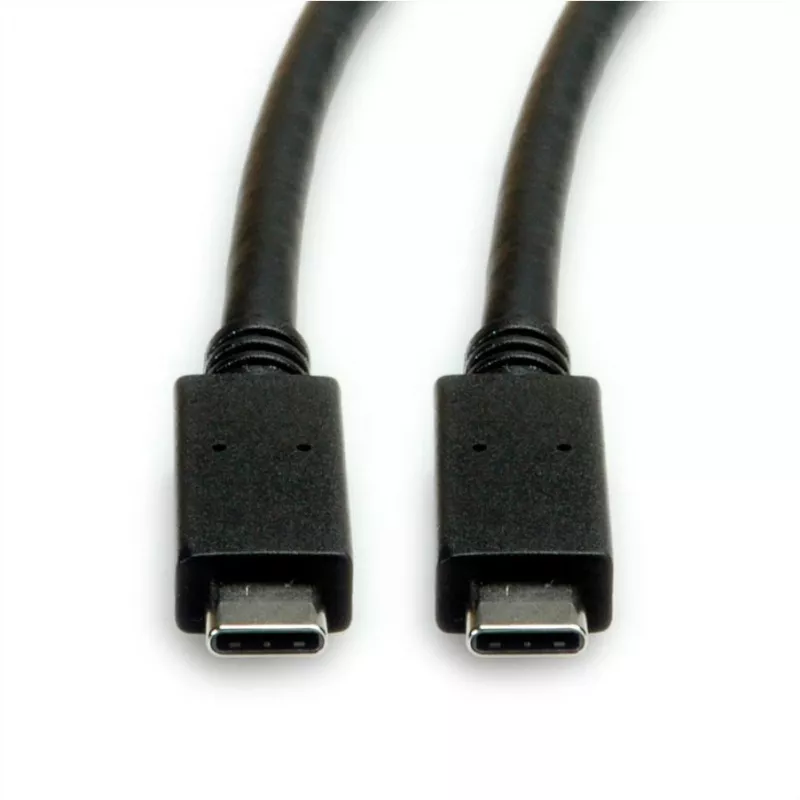 USB-kaapeli ROLINE 11.02.9056 0,5 m USB 3.2 Gen 2 10 Gbit/s USB C musta