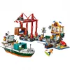 LEGO CITY 60422 merenrantasatama rahtilaivalla