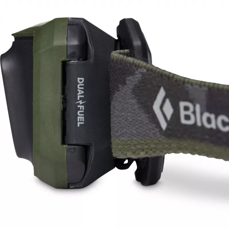 Black Diamond otsalamppu Storm 450 (oliivinvihreä)