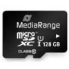 MediaRange MR945 - flash-muistikortti (microSDXC SD-adapterilla) - 128 GB - UHS-I / Class10 - microSDXC - musta (MR945)