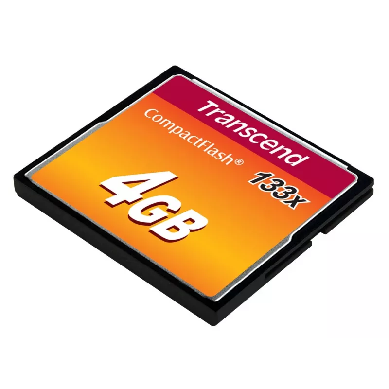 Flash-muisti Transcend 4GB CompactFlash 133x TS4GCF133