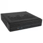 Akasa Cypher MX3 - Mini-Tower - PC - SGCC - musta - Thin Mini-ITX - kiintolevy - virtalähde (A-ITX38U3-M1B)