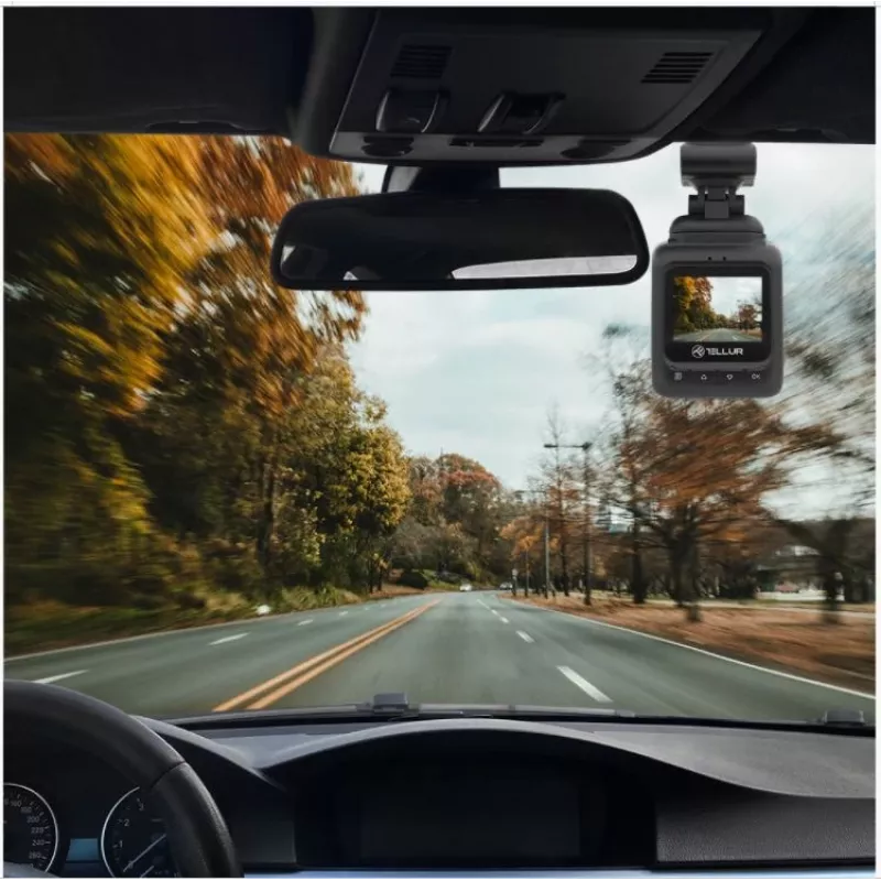Autokamera Tellur Dash Patrol DC1 FullHD 1080P musta