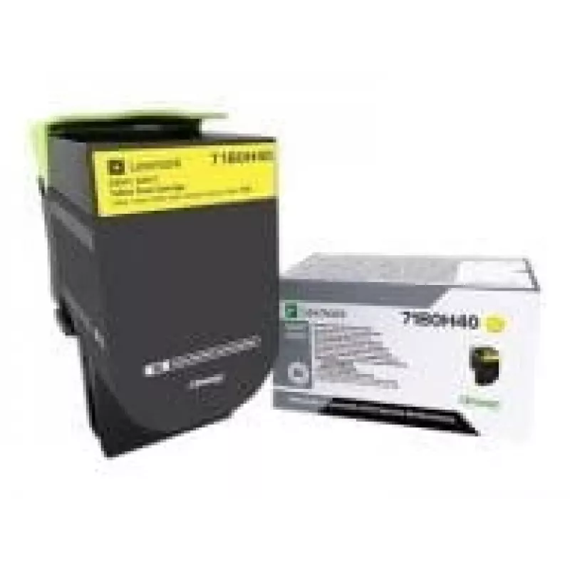 Lexmark 71B0H40 väriainekasetti CS417/CS517/CX417/CX517-laitteille, keltainen, suuri riittoisuus