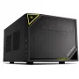 PC-kotelo Sharkoon SHARK ZONE C10 Mini-ITX musta, keltainen
