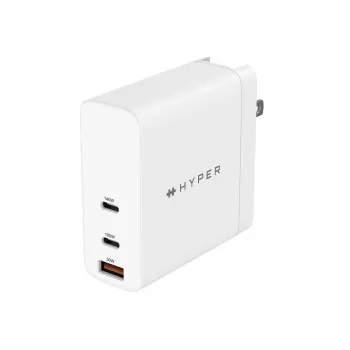 HYPER HJG140WW laturi mobiililaitteille yleislaturi valkoinen AC pikalataus sisäkäyttöön