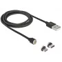 USB-kaapeli DeLOCK 85723 USB 2.0 1,1 m USB A USB C/Micro-USB B musta