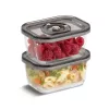 Caso VacuBoxx Eco-Duo S -tyhjiöastia läpinäkyvä, 2 kpl:n pakkaus