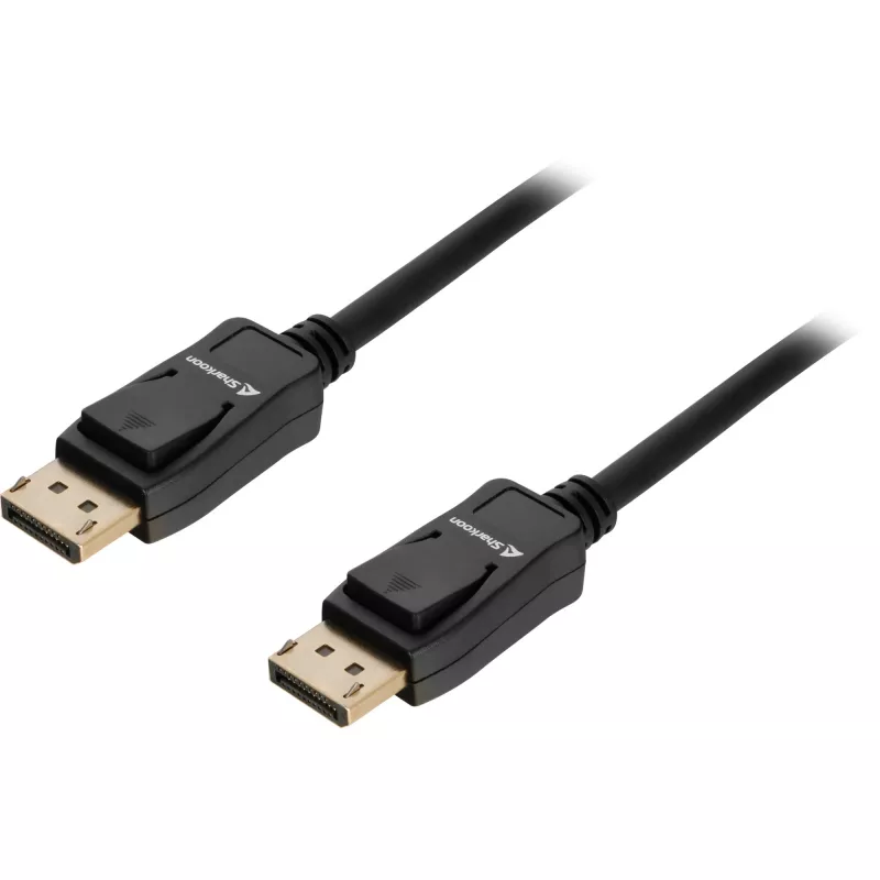 DisplayPort-kaapeli Sharkoon 1.4 8K, 1 m, musta