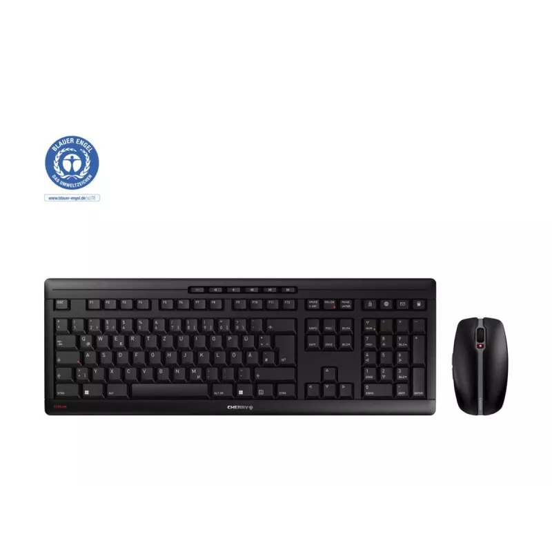 Langaton näppäimistö-hiirisarja CHERRY Stream Desktop JD-8500DE-2