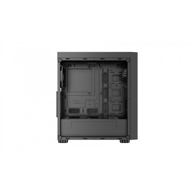 Gembird Fornax K500 ATX-tietokonekotelo, midi-torni, musta