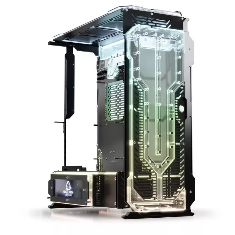 Etupaneeli PC-koteloon Singularity Spectre 4 Elite, akryyli läpinäkyvä