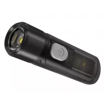 Käsivalaisin Nitecore TIKI LE — 300 lm, USB-ladattava, polykarbonaatti, IP66, iskunkestävä, 10,5 g, 55 mm, musta