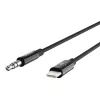 Belkin kaapeli Lightning – kuulokeliitäntä - Lightning uros – stereominiliitin uros - 91,4 cm - musta - Apple iPhone (Lig