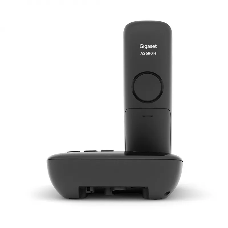 Gigaset AS690A analoginen/DECT-puhelin numerotunnistuksella musta