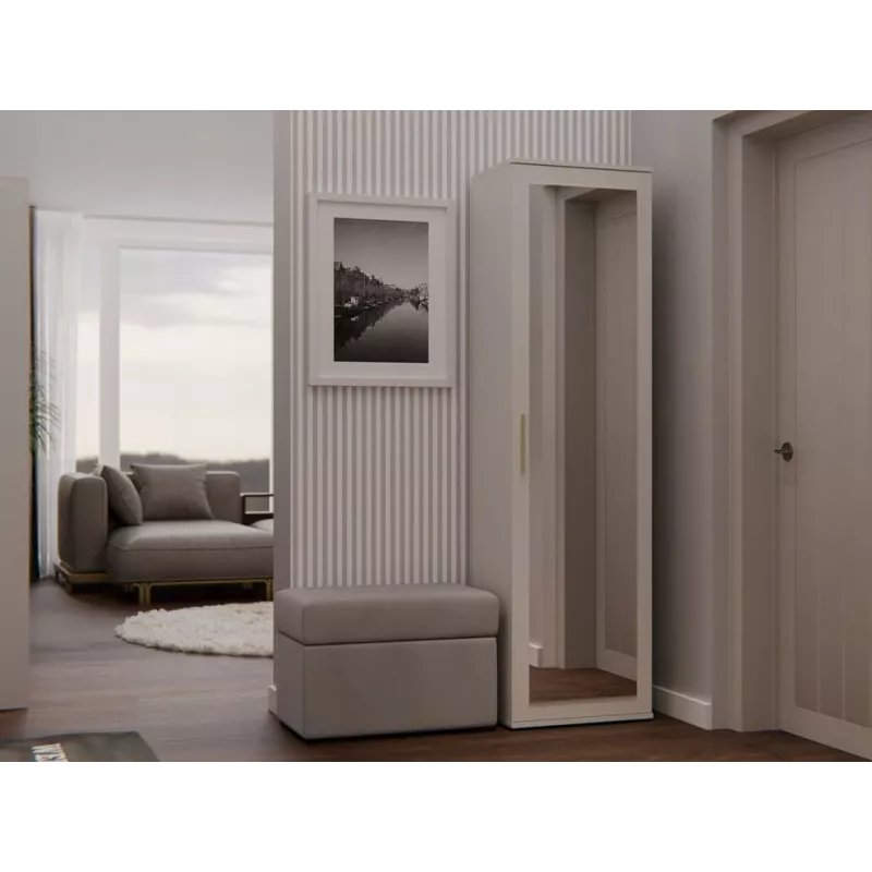 Vaatekaappi top e shop DUO KASZMIR BEIGE malli M-MP-SZ-DUO-DUO-KASZ (kaappiyksikkö)