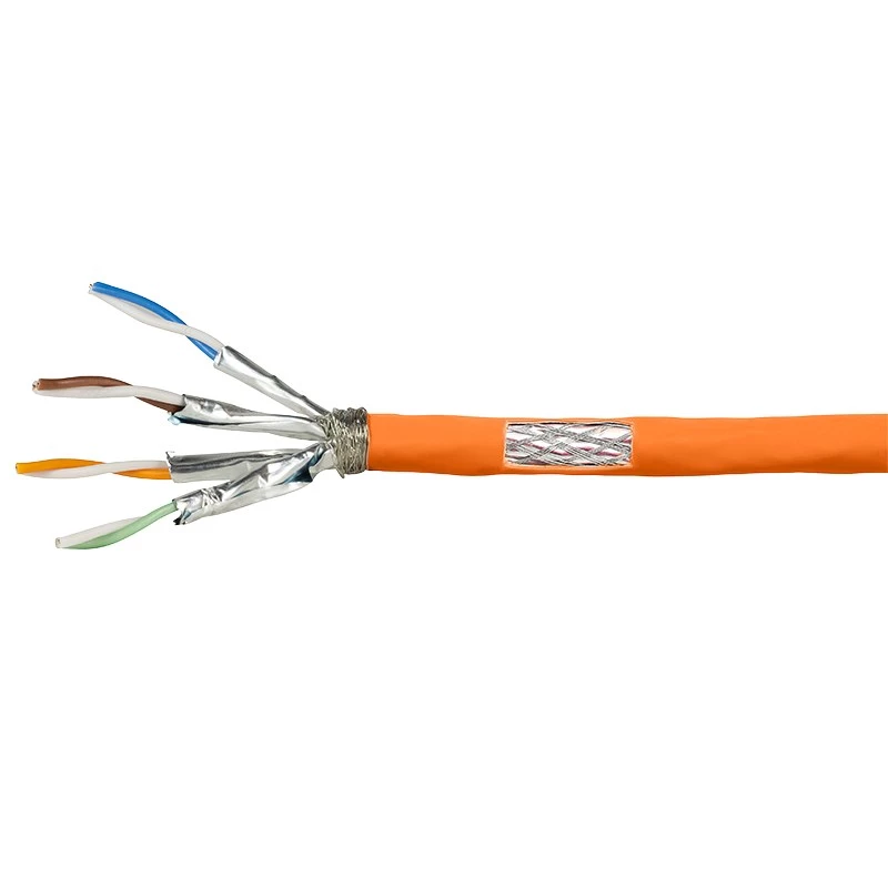 Verkkokaapeli LogiLink CPV0060 RJ45 Cat7 100 m oranssi