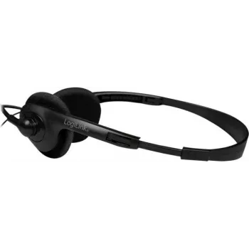 Logilink HS0052 - headset - on-ear - johdollinen - 3,5 mm kuulokeliitin - musta (HS0052)
