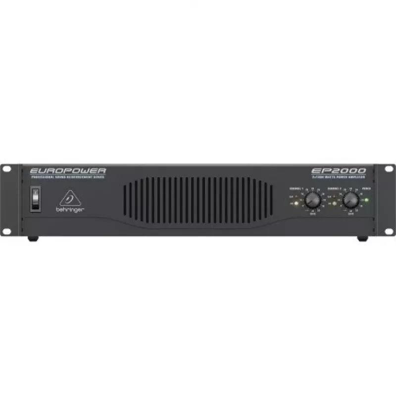 Behringer EP2000 audiovahvistin esiintyminen/näyttämö musta