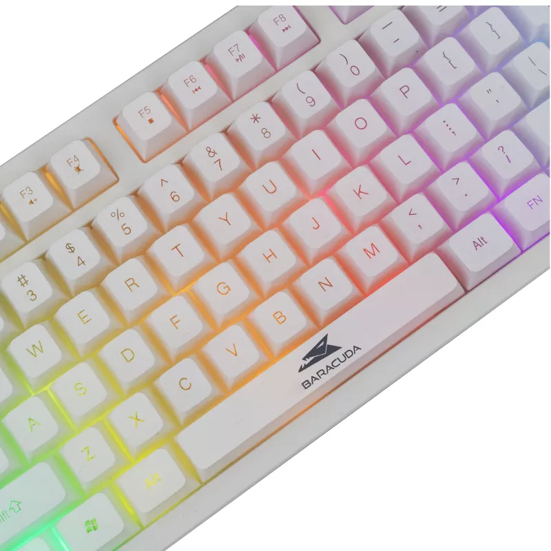 Baracuda Krill valkoinen kalvopelinäppäimistö KRILL-W, US, USB