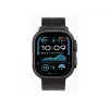 Apple Watch Ultra 2 GPS + Cellular 49 mm Black Titanium -kotelo ja Black Titanium Milanese Loop – M