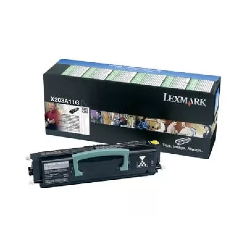 Lexmark värikasetti X203A11G - musta - kapasiteetti: 2 500 sivua (X203A11G)