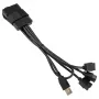 USB-keskitin Lian Li PW-U2TPAB Type-A uros 1-3 IDC 9-pin