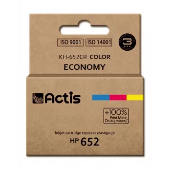 Actis KH-652CR muste (vastaava kuin HP 652 F6V24AE; standardi; 15 ml; väri)