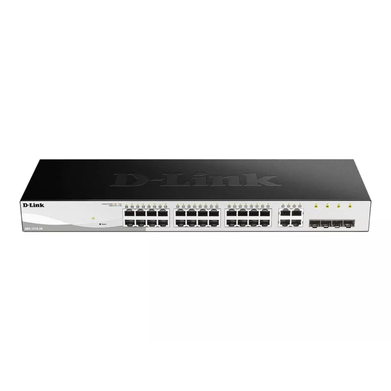 D-Link DGS-1210-28 hallittava L2/L2+ 1U musta
