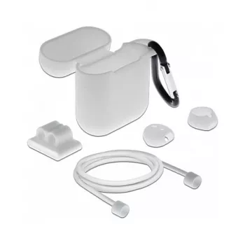 DeLOCK Apple AirPods kotelo tarvikesarja valkoinen