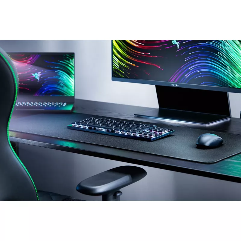 Pelikäyttöön tarkoitettu näppäimistö Razer RZ03-04370400-R3G1 USB RF Wireless Bluetooth QWERTZ saksa musta