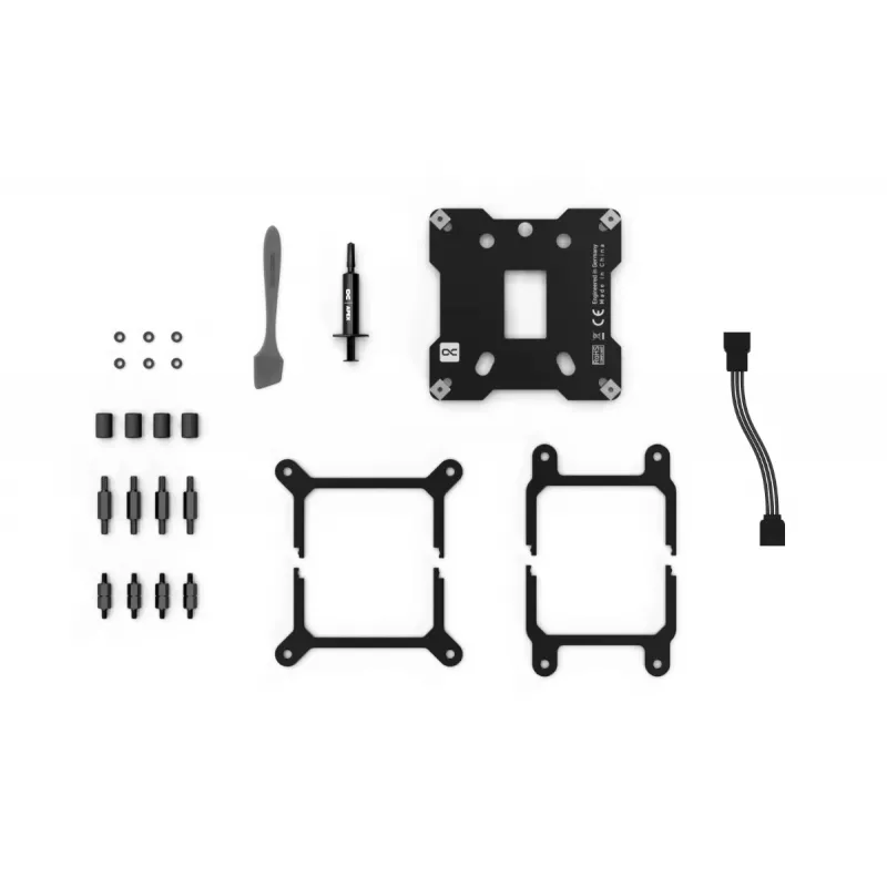 Vesijäähdytyksen vesijäähdytin Alphacool 13447 messinki kupari hopea RGB 5V