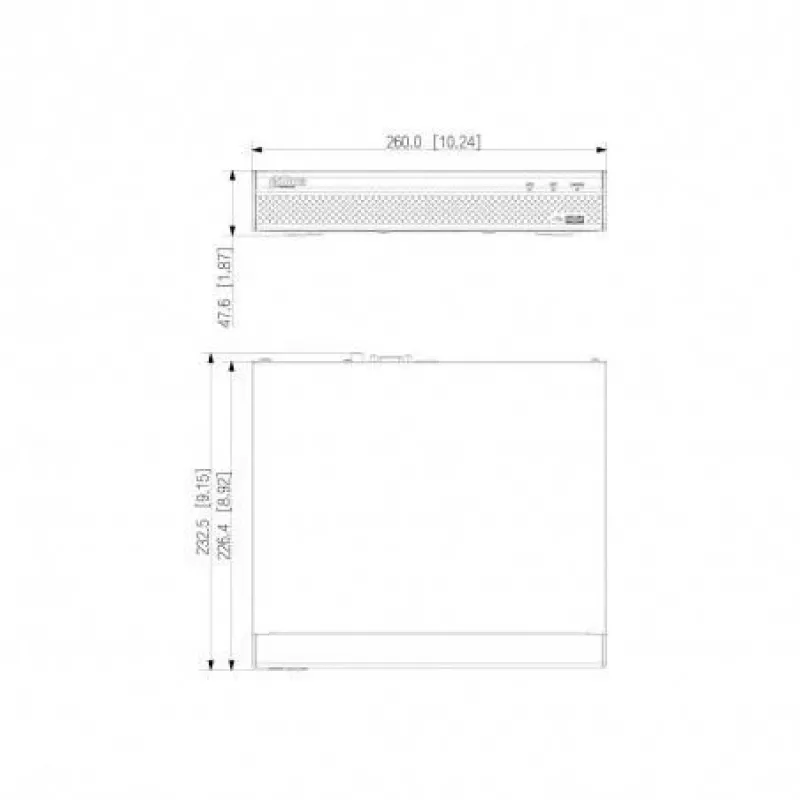 Dahua Technology Lite NVR2108HS-4KS3 verkkotallennin 1U musta