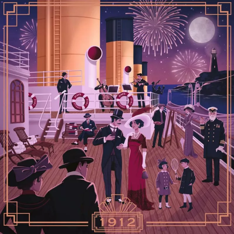 Palapeli Ravensburger Art & Soul Titanic — 750 palaa