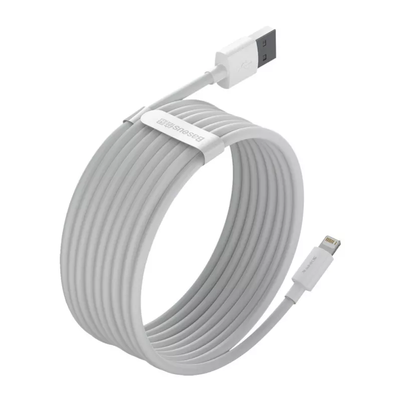 Baseus TZCALZJ-02 puhelinkaapeli valkoinen 1,5 m USB A Lightning
