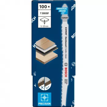 Bosch 2 608 900 546 pistosaha-/puukkosaha-/vastasahanterä pistosahanterä bimetaali 100 kpl