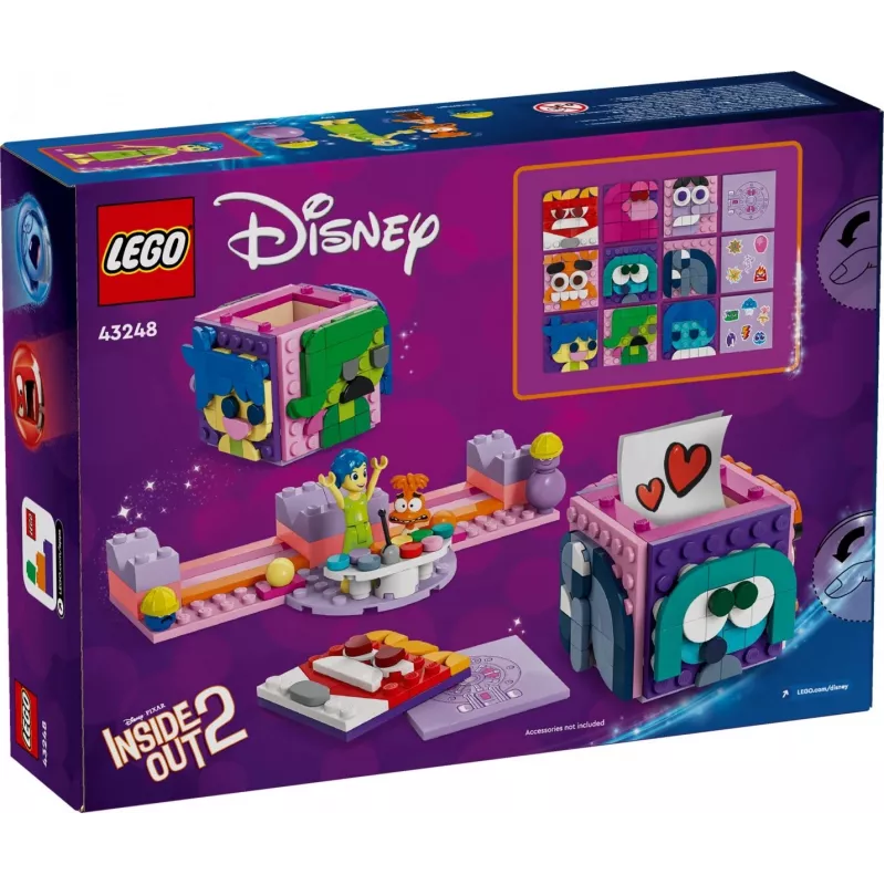 Rakennuslelu LEGO Disney Pixar Inside Out 2 tunnekuutiosarja 43248