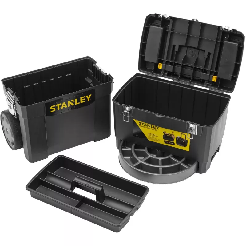 Stanley 1-93-968 työkalukärry Carbone, musta, 47 x 63 x 30 cm