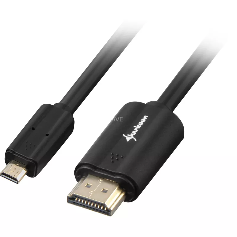 HDMI-kaapeli Sharkoon 1,5 m HDMI/Micro HDMI